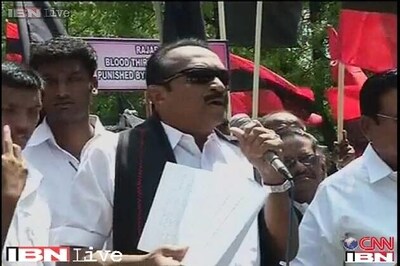Delhi: MDMK's Vaiko protests against Rajapaksa, detained for defying prohibitory orders