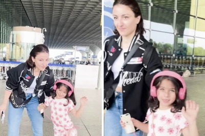 Inaaya Kemmu’s Interaction With Paps Outside Airport Is Too Cute To Miss