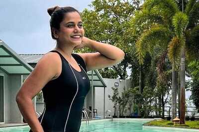 Hemangi Kavi-dhumal Flaunts Her Perfect Figure In A Black Swimsuit, Pics Inside