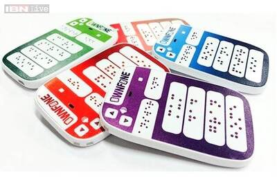 The 'world's first' Braille phone for visually-impaired people goes on sale