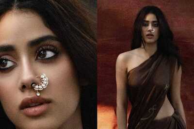 Janhvi Kapoor's Latest Sexy Pics in Sultry Saree Set Instagram on Fire; Shikhar Pahariya Reacts