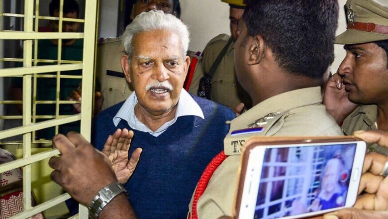 Varavara Rao Implicated in Bhima Koregaon Case Only to Silence His Voice, Wife Writes in Open Letter to CJI