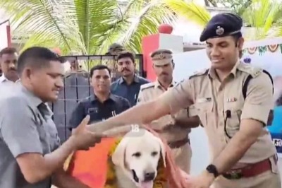 Watch: Telangana Police's Heartfelt Farewell To Dog Who Retired After11 Years Of Service