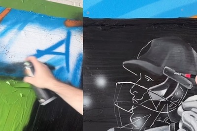 Watch: Spray Paint Artist Recreates MS Dhoni's 2011 World Cup-Winning Moment