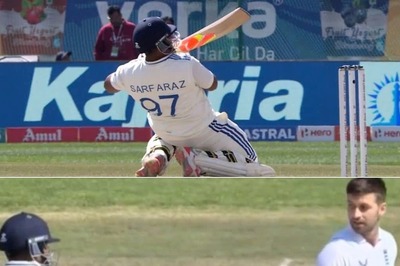 WATCH: Mark Wood Loses Cool, Tries to Mess with Sarfaraz Khan for Playing Sachin Tendulkar-like Ramp Shot