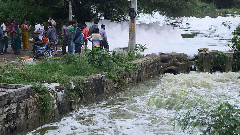 Floods Cripple Life in Hyderabad, Water Enters Low Lying Areas