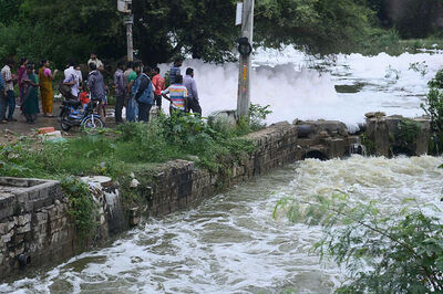 Floods Cripple Life in Hyderabad, Water Enters Low Lying Areas