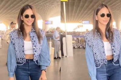 Rakul Preet Singh Looks Chic In All Denim Outfit As She Gets Papped At Airport; Watch