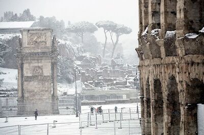 Winter Storm Blasts Europe; 12 Dead Amid Heavy Snow, Gusts
