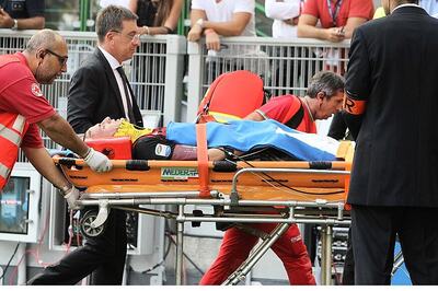 AC Milan's Luca Antonelli in Hospital After a Head Injury