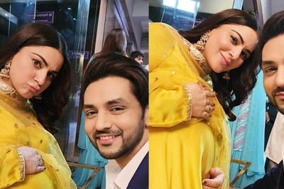 Shraddha Arya Flaunts Fake Baby Bump With Reel Husband Shakti Arora