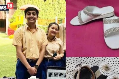 Delhi School Students Make Fashionable Footwear From Used Tyres