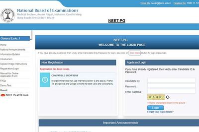 NEET PG 2018 Rank Card Released at nbe.edu.in, Download Now