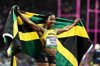 Jamaican Fraser-Pryce wins women's 100m title