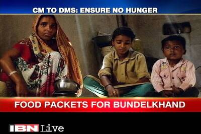 In famine-hit Bundelkhand, food packets for some, tears for others