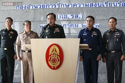 Thailand's army declares martial law, says not a coup
