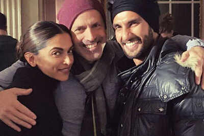 Photo of the day: Ranveer Singh visits Deepika Padukone on the sets of 'xXx: The Return Of Xander Cage'