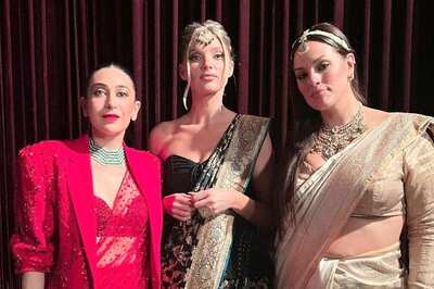 Karisma Kapoor Poses With Ashley Graham and Elsa Hosk at Jio World Plaza Launch, Photos Go Viral