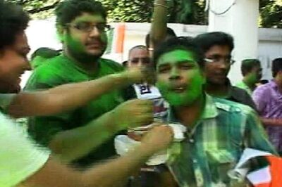 West Bengal Cong jubilant over Pranab's win