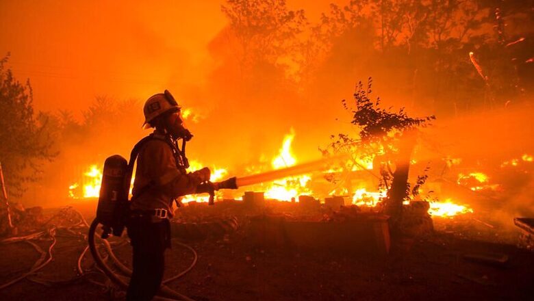 Largest in State History, California Lightning Fires Advance On Towns