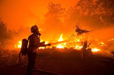 Largest in State History, California Lightning Fires Advance On Towns