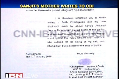 Sanjit Meitei's mother calls for CBI probe after Manipur cops 'confession' on fake encounter