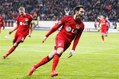 Leverkusen edge Atletico 1-0 in first leg of last-16 Champions League tie