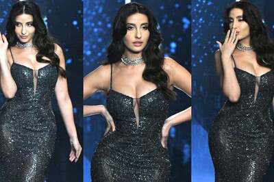 Sexy! Nora Fatehi Goes Bold In Skintight Gown With Plunging Neckline, Hot Video Goes Viral; Watch