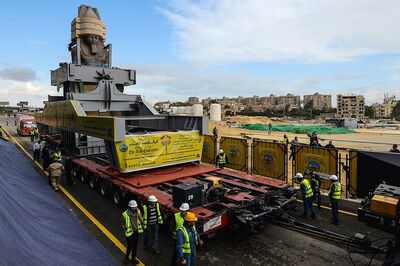 Egyptian Pharaoh Ramses II is Moved To New Home
