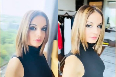Sussanne Khan Looks Smoking Hot in Blonde Bob