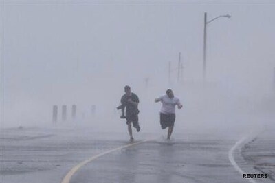 Hurricane Sandy on verge of New Jersey landfall
