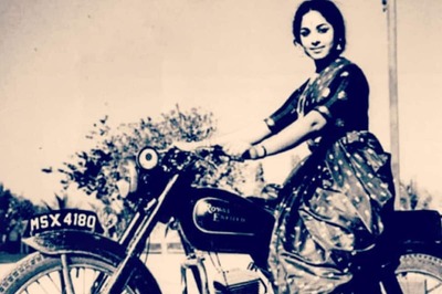 Veteran Actress KR Vijaya’s Old Photo Riding Royal Enfield Viral