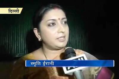 Unlike Priyanka, I will not display my family on dais, says Smriti Irani