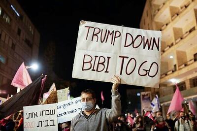 Israelis Protesting Netanyahu Welcome US Election Results