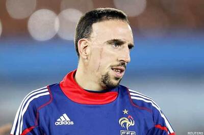 Benzema and Ribery struggling at Euro 2012