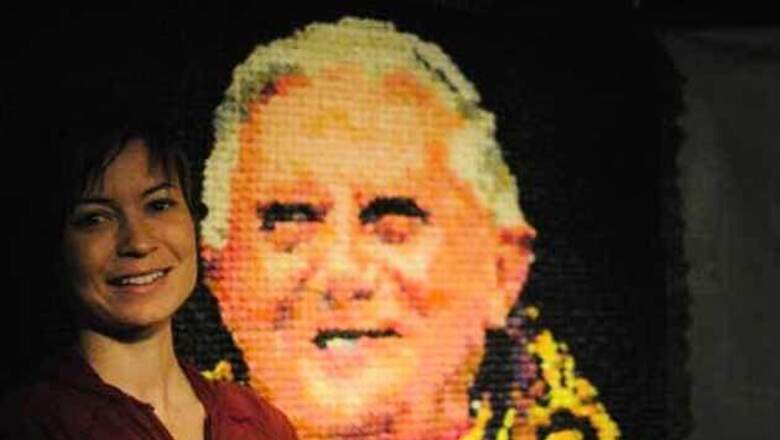 Snapshot: Portrait of Pope Benedict XVI made with 17,000 condoms