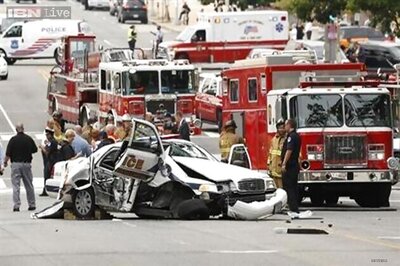 Woman driver shot dead in dramatic car chase at US Capitol