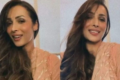 Malaika Arora Rocks the Desi Girl Looks in Peach Ethnic Wear, Watch Her Instagram Video