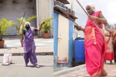 'Warrior Aaji': Maharashtra Home Minister Meets Pune's 85-year-old Woman Stick-fighter