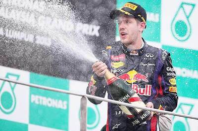 Sebastian Vettel wins the Malaysian Grand Prix 2013
