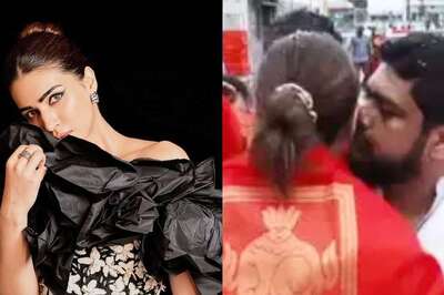 Adipurush Director Om Raut Kisses Kriti Sanon at Tirupati Temple, Sparks Controversy