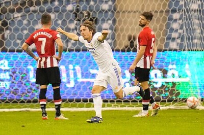 Real Madrid Tops Athletic 2-0 To Win Spanish Super Cup