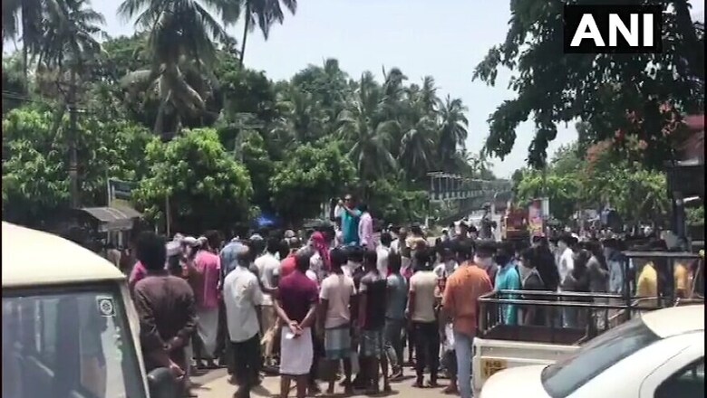 Migrant Workers Hold Protest in Kerala Amid Covid-19 Lockdown, Demand to be Sent Home
