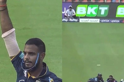 IPL 2023: Yash Dayal Collides With KS Bharat, Takes Brilliant Catch to Dismiss Rahmanullah Gurbaz; Watch Video