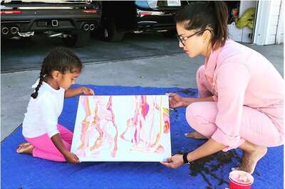Sunny Leone Creates Art with Daughter Nisha and Shares it on Instagram