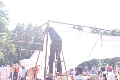 In it for the Long Haul? Protesting Farmers Continue to 'Gherao' Karnal Mini Secretariat, Pitch Tents