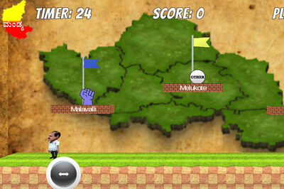 Karnataka Polls: JD(S) Leader Kumaraswamy Jumps Like Mario in This Political 3D Game