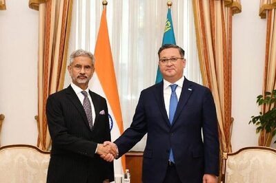 India At SCO Summit: EAM Jaishankar Meets Kazakhstan Deputy PM Murat Nurtleu