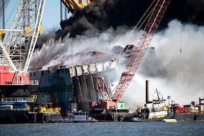 Last Chunk Of Wrecked Cargo Ship Awaits Removal Off Georgia