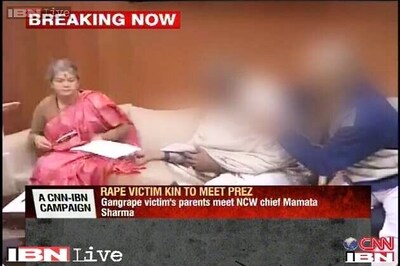 Kolkata gangrape: Victim's family meets President